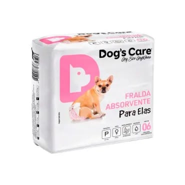 DOGS CARE PAÑAL HEMBRA 6 UDS.