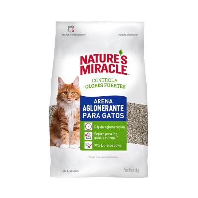 NATURES MIRACLE ARENA AGLOMERANTE PARA GATOS1