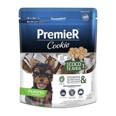 PREMIER COOKIES PUPPY FRUTOS COCO Y AVENA