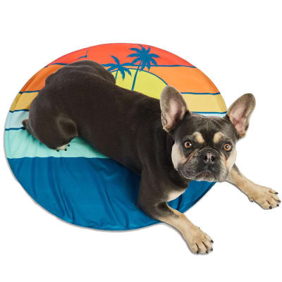 GF PET ICE MAT REDONDO AZUL OSCURO