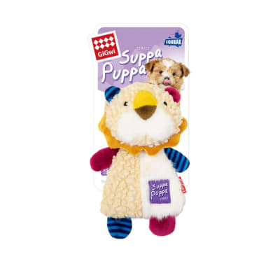 GIGWI SUPPA PUPPA LION CRINKLE SOUND1