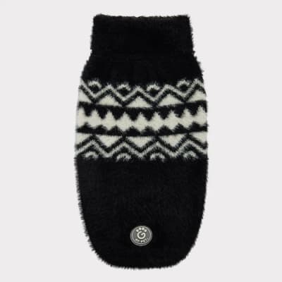 GF PET SWEATER FUZZY NEGRO