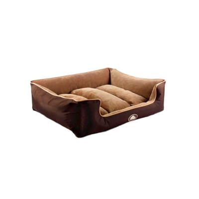 MASCAN CAMA REVERSIBLE DOBLE COLOR CAFE