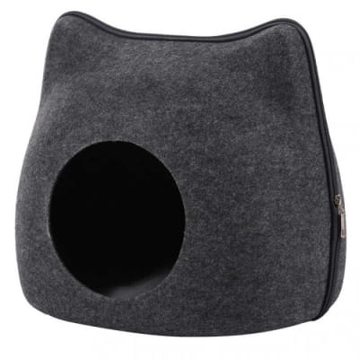 PAWISE CAMA IGLOO FIELTRO GRIS1