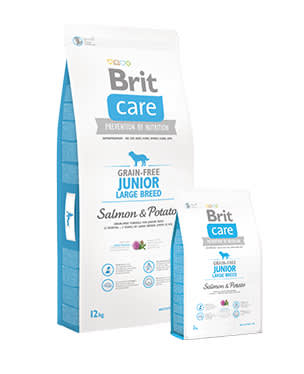 BRIT CARE JUNIOR LARGE BREED SALMON Y POTATO