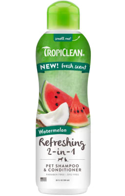 TROPICLEAN SHAMPOO Y ACONDICIONADOR WATERMELON AND COCONUT