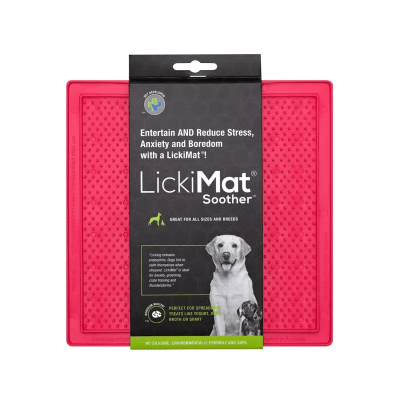 LICKIMAT BUDDY PINK FOR DOG1