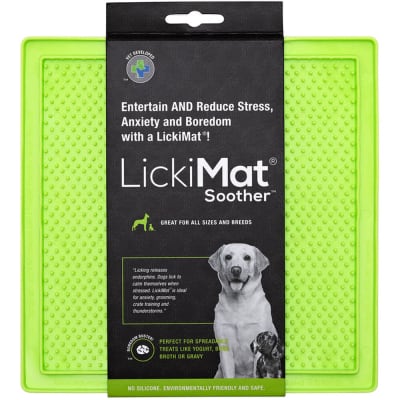 LICKIMAT SOOTHER GREEN FOR DOG1