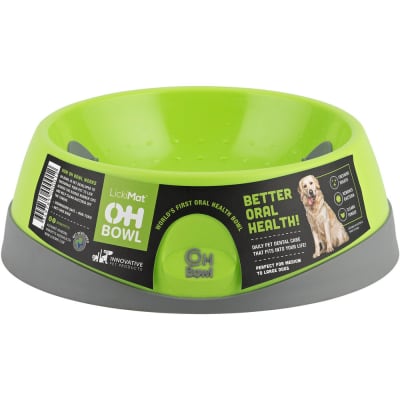 LICKIMAT OH BOWL GREEN FOR DOG1