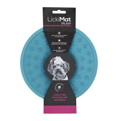LICKIMAT SPLASH TURQUOISE FOR DOG1