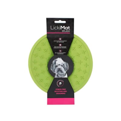 LICKIMAT SPLASH GREEN FOR DOG1