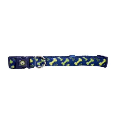 MASCAN COLLAR HUESO AZUL