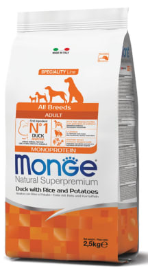 MONGE ALL BREEDS ADULT DUCK 12 KG