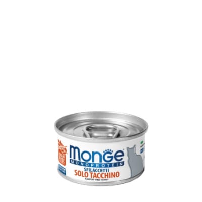 MONGE LATA GATO MONO PROTEIN FLAKES PAVO