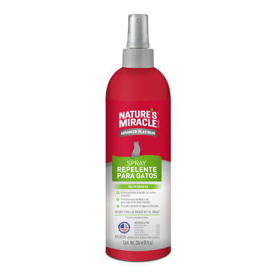 NATURES MIRACLE ADVANCED PLATINUM SPRAY ENTRENADOR GATO1