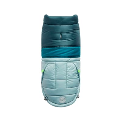 GF PET CHAQUETA RETRO PUFFER LIGHT BLUE