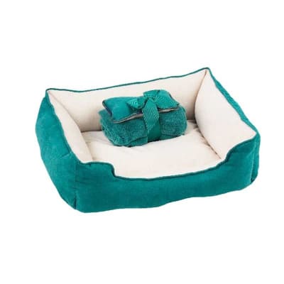 PAWISE CAMA MANTA COJIN VERDE