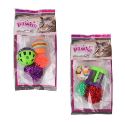 PAWISE SET 4 JUGUETES GATOS