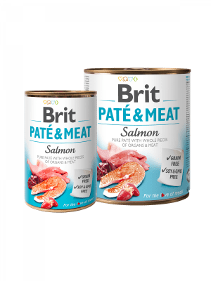 BRIT CARE PATE & MEAT SALMON