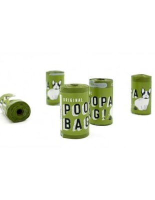 POOPA BAG! 15 BOLSAS DE DESHECHOS