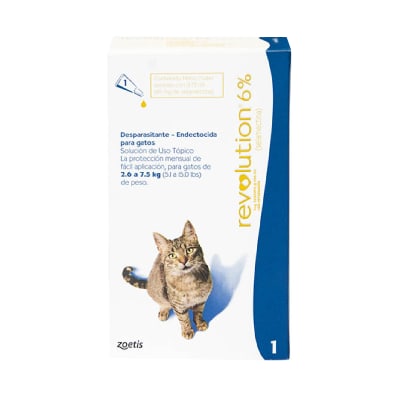 ZOETIS REVOLUTION GATO 6%  (PIPETA 0.75 ML)1