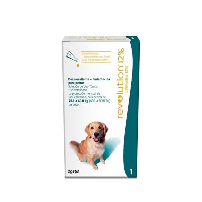 ZOETIS REVOLUTION PERRO 12%  (PIPETA 1.0 ML)