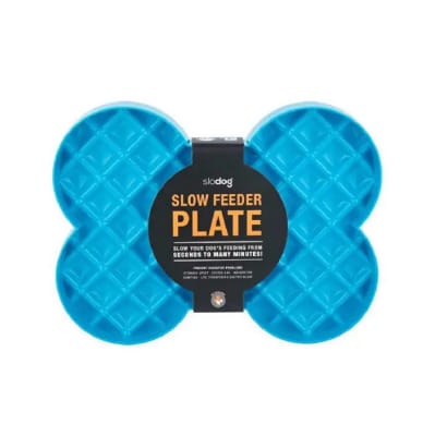 LICKIMAT SLODOGS SLOW FEEDER PLATE TURQUOISE