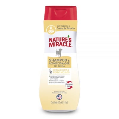 NATURES MIRACLE AVENA SHAMPOO Y ACONDICIONADOR