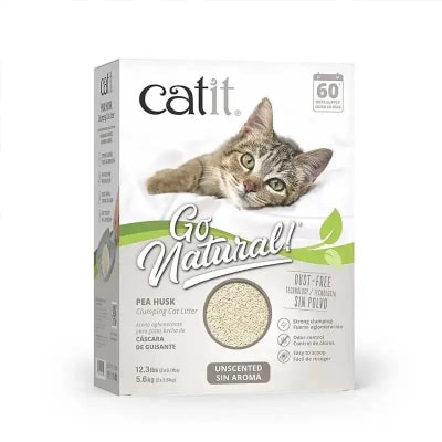 CATIT GO NATURAL ARENA BIODEGRADABLE SIN AROMA 5.6 KG