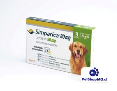 ZOETIS SIMPARICA 20-40 KG (80 MG)