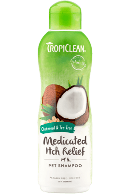 TROPICLEAN SHAMPOO OATMEAL AND TEA TREE