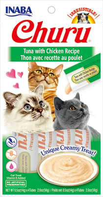 INABA IB CHURU TUNA WITH CHICKEN RECIPE. 56 GR