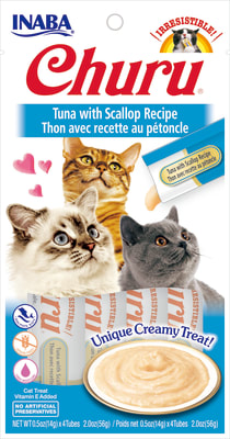 INABA IB CHURU TUNA WITH SCALLOP RECIPE. 56 GR