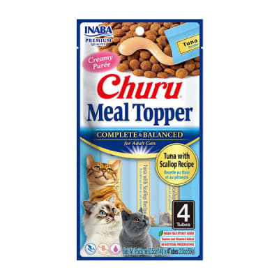 INABA CHURU MEAL TOPPER TUNA AND SCALLOP RECIPE 56 G1