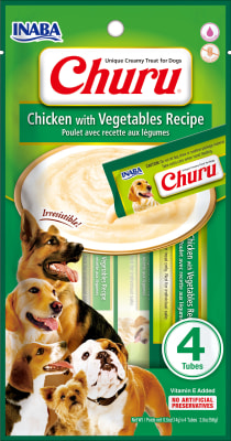 INABA IB DOG CHURU CHICKEN WITH VEGETABLE RECIPE. 56 GR