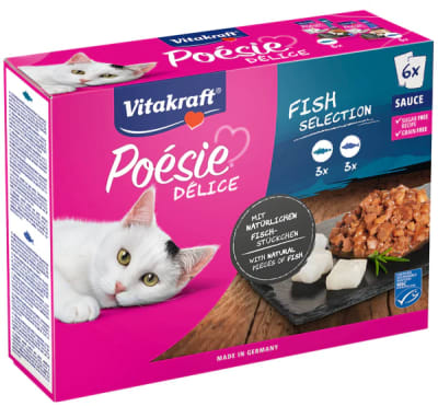 VITAKRAFT POESIE DELICE MULTIPACK PESCADO