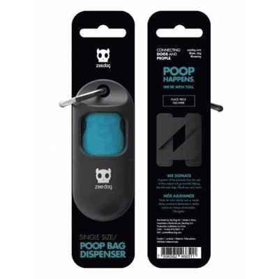 ZEE DOG POOP BAG DISPENSER+1 ROLL