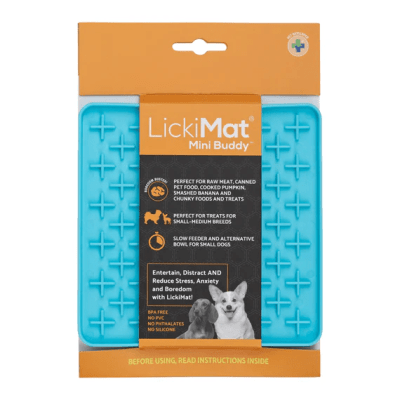 LICKIMAT MINI BUDDY TURQUOISE FOR DOG1