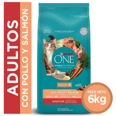 PURINA ONE CAT POLLO Y SALMON