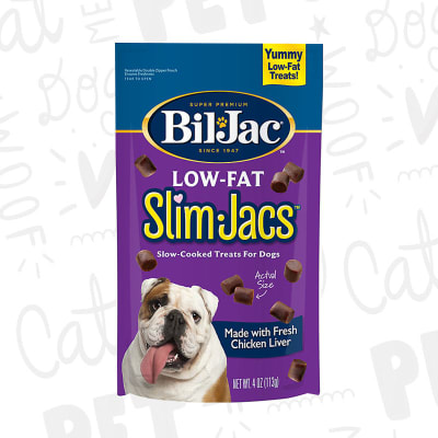 BIL JAC SLIM JACS LOW FAT TREATS FOR DOGS