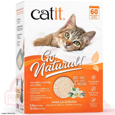 CATIT GO NATURAL ARENA BIODEGRADABLE VAINILLA 5.6 KG1