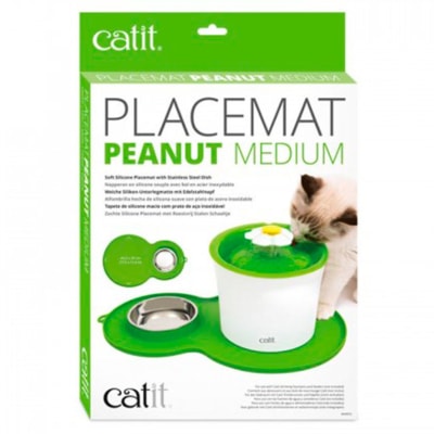 CATIT ALFOMBRA PROTECTORA CON PLATO VERDE1