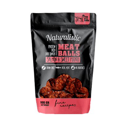 NATURALISTIC MEAT BALLS SALMON & SWEET POTATO