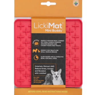 LICKIMAT MINI BUDDY PINK FOR DOGS1