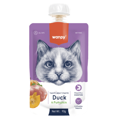 WANPY TASTY MEAT PASTE CAT DUCK & PUMPKIN