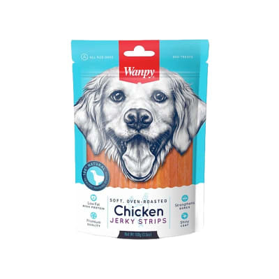 WANPY CHICKEN JERKY STRIPS 100 G1