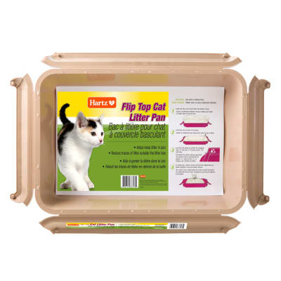HARTZ FLIP TOP CAT LITTER PAN
