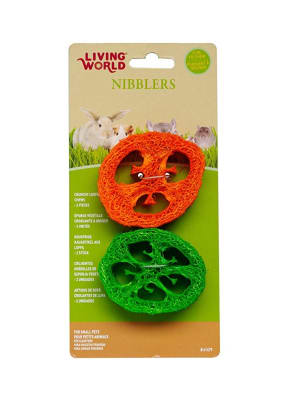 LIVING WORLD CRUJIENTES REBANADAS ESPONJA VEGETAL