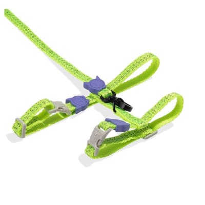 ZEE DOG NOX LUMEN REFLECTIVE CAT HARNESS + LEASH SETASH