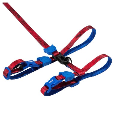 ZEE DOG SPIDER MAN CAT HARNESS + LEASH SET1